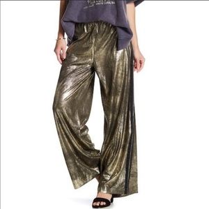 Gold Free People pants